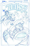 Cover Thumbnail for Tellos (1999 series) #3 [Blue Line Sketch Cover]