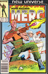 Cover for Mark Hazzard: Merc (Marvel, 1986 series) #2 [Newsstand]