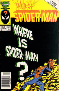 Cover Thumbnail for Web of Spider-Man (Marvel, 1985 series) #18 [Newsstand]