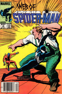 Cover Thumbnail for Web of Spider-Man (Marvel, 1985 series) #9 [Newsstand]