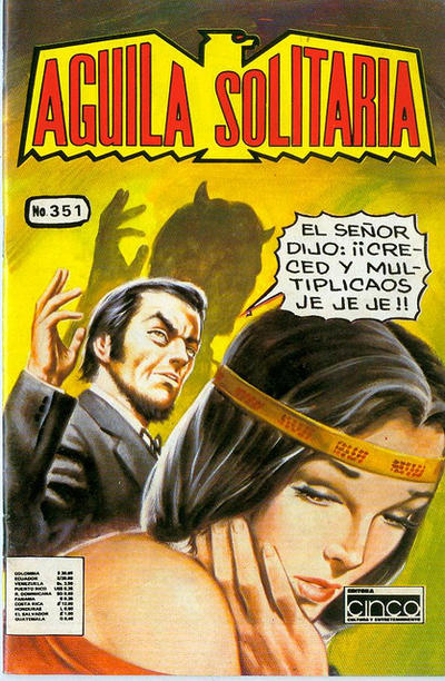 Cover for Aguila Solitaria (Editora Cinco, 1976 series) #351