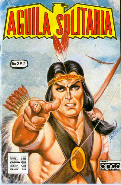 Cover for Aguila Solitaria (Editora Cinco, 1976 series) #352
