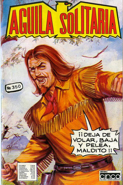 Cover for Aguila Solitaria (Editora Cinco, 1976 series) #350