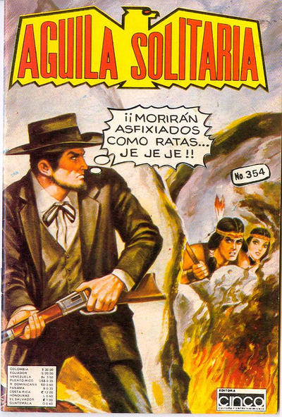 Cover for Aguila Solitaria (Editora Cinco, 1976 series) #354