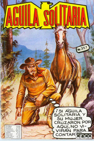Cover for Aguila Solitaria (Editora Cinco, 1976 series) #357