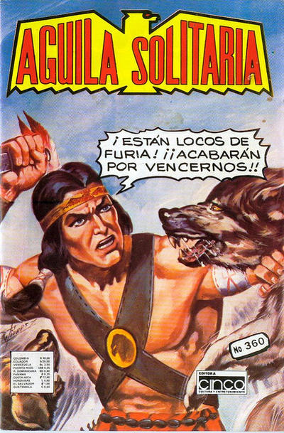 Cover for Aguila Solitaria (Editora Cinco, 1976 series) #360