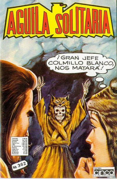Cover for Aguila Solitaria (Editora Cinco, 1976 series) #362