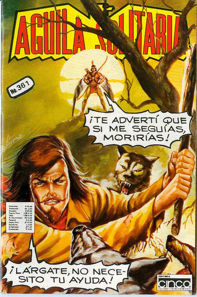 Cover for Aguila Solitaria (Editora Cinco, 1976 series) #361