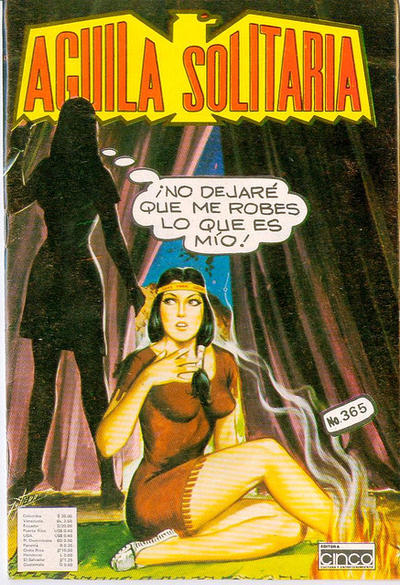 Cover for Aguila Solitaria (Editora Cinco, 1976 series) #365