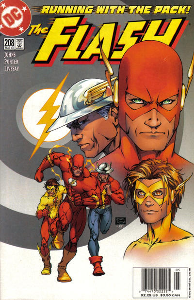 Cover for Flash (DC, 1987 series) #208 [Newsstand]