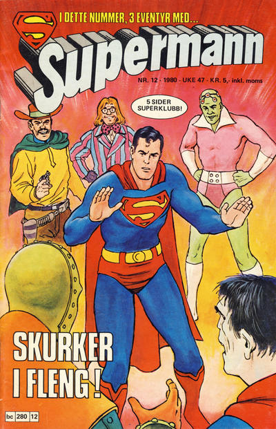 Cover for Supermann (Semic, 1977 series) #12/1980