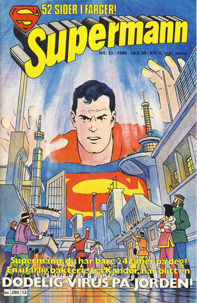 Cover for Supermann (Semic, 1977 series) #13/1980