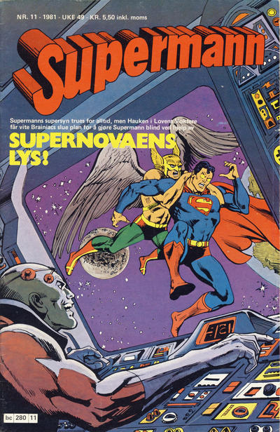 Cover for Supermann (Semic, 1977 series) #11/1981