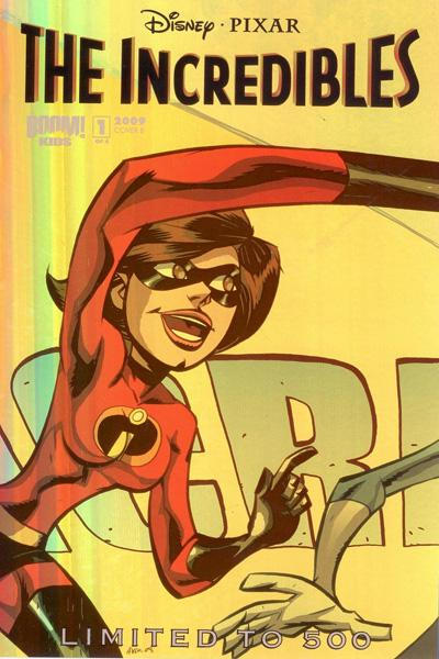Cover for The Incredibles: Family Matters (Boom! Studios, 2009 series) #1 [Cover B - Holofoil]