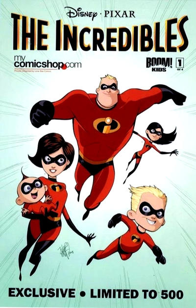 Cover for The Incredibles: Family Matters (Boom! Studios, 2009 series) #1 [Mycomicshop.com Exclusive]