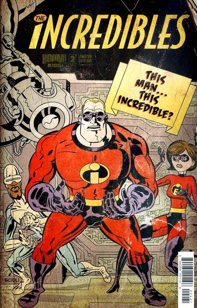Cover for The Incredibles: Family Matters (Boom! Studios, 2009 series) #2 [Cover C]