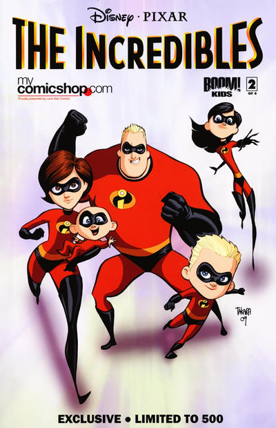 Cover for The Incredibles: Family Matters (Boom! Studios, 2009 series) #2 [Mycomicshop.com Exclusive]