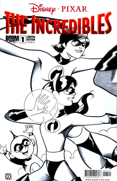 Cover for Incredibles: City of Incredibles (Boom! Studios, 2009 series) #1 [Cover C]