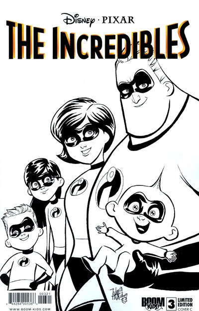 Cover for Incredibles: City of Incredibles (Boom! Studios, 2009 series) #3 [Cover C]
