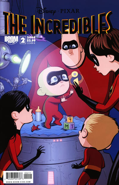 Cover for Incredibles: City of Incredibles (Boom! Studios, 2009 series) #2 [Cover B]