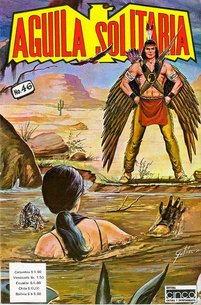 Cover for Aguila Solitaria (Editora Cinco, 1976 series) #46