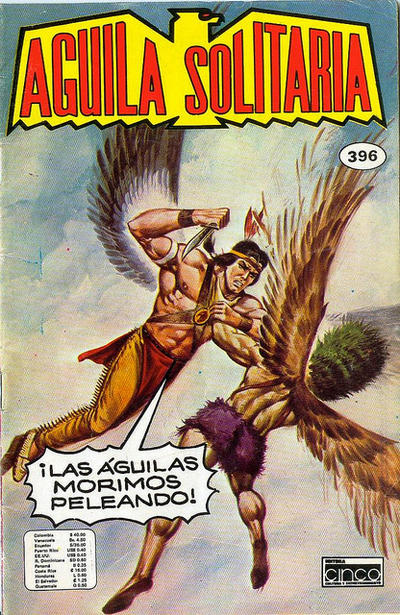 Cover for Aguila Solitaria (Editora Cinco, 1976 series) #396