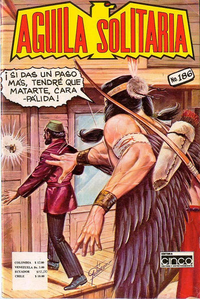 Cover for Aguila Solitaria (Editora Cinco, 1976 series) #186