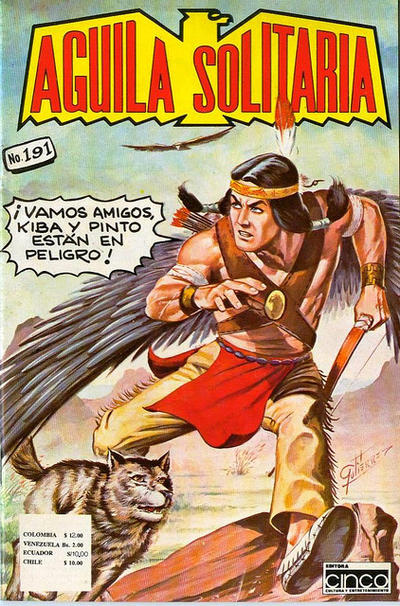 Cover for Aguila Solitaria (Editora Cinco, 1976 series) #191