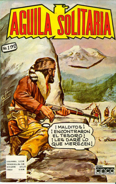 Cover for Aguila Solitaria (Editora Cinco, 1976 series) #192