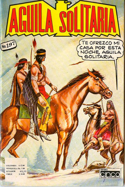 Cover for Aguila Solitaria (Editora Cinco, 1976 series) #197