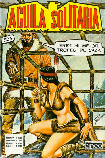 Cover for Aguila Solitaria (Editora Cinco, 1976 series) #204