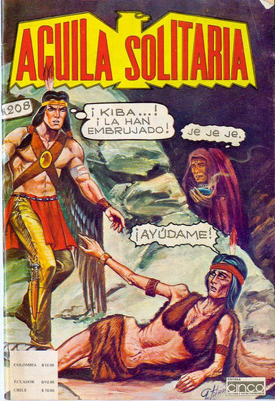 Cover for Aguila Solitaria (Editora Cinco, 1976 series) #208