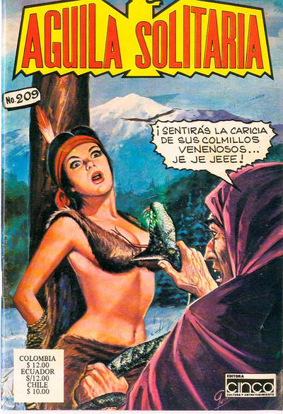 Cover for Aguila Solitaria (Editora Cinco, 1976 series) #209