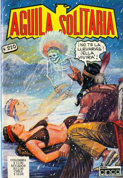 Cover for Aguila Solitaria (Editora Cinco, 1976 series) #210