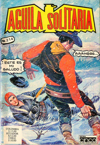 Cover for Aguila Solitaria (Editora Cinco, 1976 series) #214