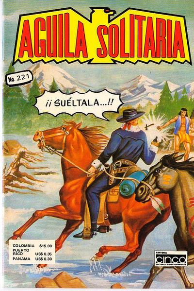 Cover for Aguila Solitaria (Editora Cinco, 1976 series) #221