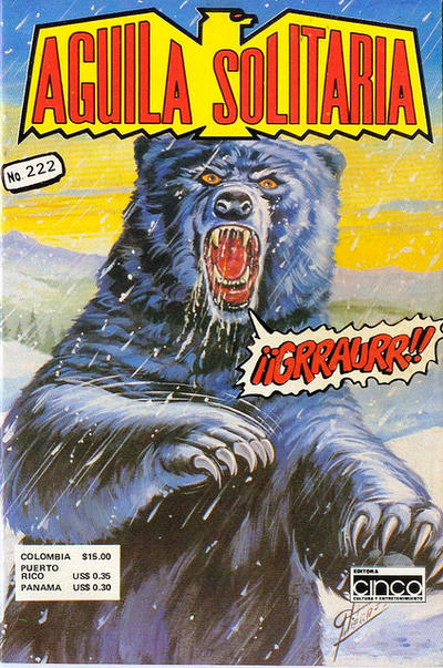 Cover for Aguila Solitaria (Editora Cinco, 1976 series) #222