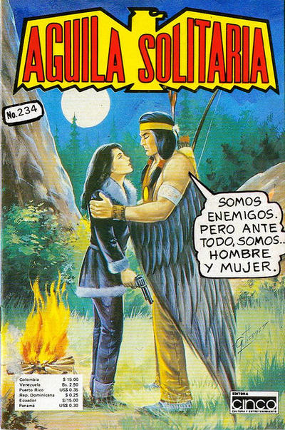Cover for Aguila Solitaria (Editora Cinco, 1976 series) #234