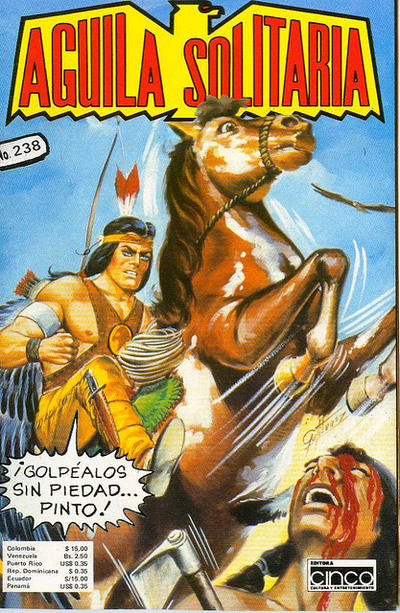 Cover for Aguila Solitaria (Editora Cinco, 1976 series) #238