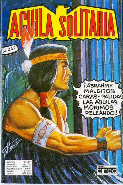 Cover for Aguila Solitaria (Editora Cinco, 1976 series) #242