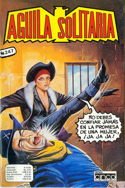 Cover for Aguila Solitaria (Editora Cinco, 1976 series) #247