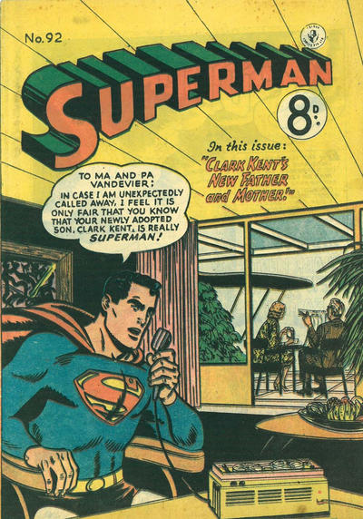 Cover for Superman (K. G. Murray, 1947 series) #92