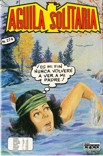 Cover for Aguila Solitaria (Editora Cinco, 1976 series) #274