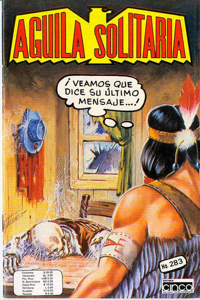 Cover for Aguila Solitaria (Editora Cinco, 1976 series) #283