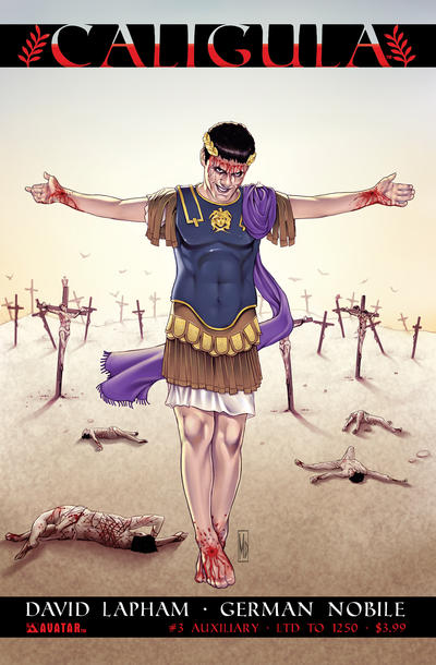 Cover for Caligula (Avatar Press, 2011 series) #3 [Auxiliary]