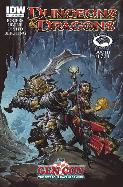 Cover for Dungeons & Dragons (IDW, 2010 series) #0 [Gencon]