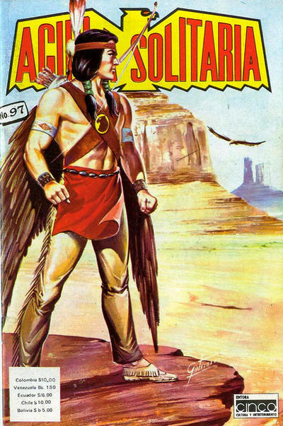 Cover for Aguila Solitaria (Editora Cinco, 1976 series) #97