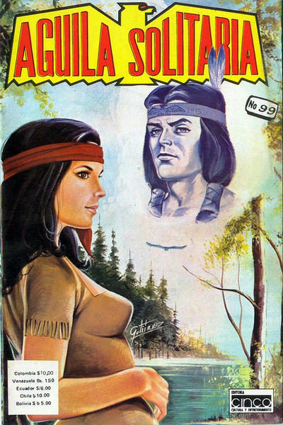 Cover for Aguila Solitaria (Editora Cinco, 1976 series) #99