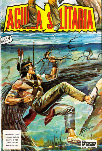 Cover for Aguila Solitaria (Editora Cinco, 1976 series) #114