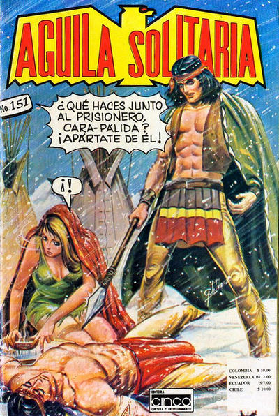 Cover for Aguila Solitaria (Editora Cinco, 1976 series) #151